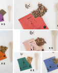 Pochon cadeau Tisanes bien-être 30 sachets bio (6 saveurs)