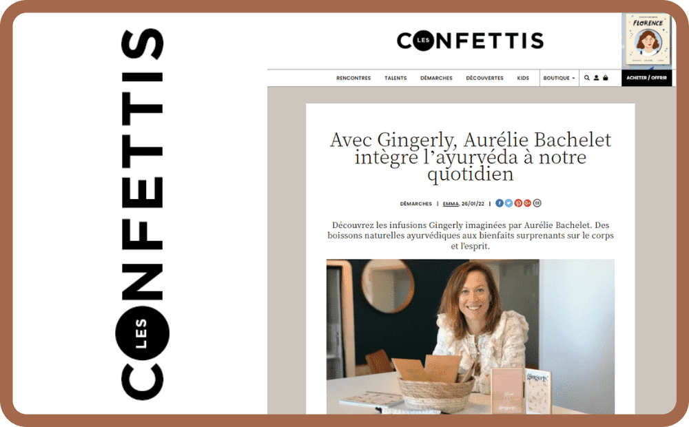 Les Confettis, des femmes hautes en couleur présentent Gingerly