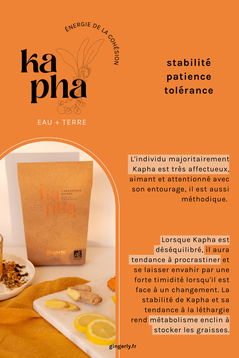 Découvrir le profil Kapha !
