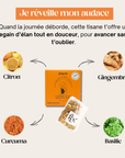Coffret de thé à offrir
Coffret Cadeau thé
Coffret tisane
tisane bio
café et anxiété
tisane contre le stress et l’anxiété
par quoi remplacer le café
alternative café
plantes anti-inflammatoires
tisane anti-inflammatoire
tisane anti-inflammatoire articulation
antioxydant aliment
antioxydant naturel
j’ai guéri mon anxiété
symptômes anxieux
lâcher prise
mon cerveau ne veut plus dormir
apprendre à lâcher prise
gestion du stress
réguler son système nerveux
gérer ses émotions
brouillard mental
