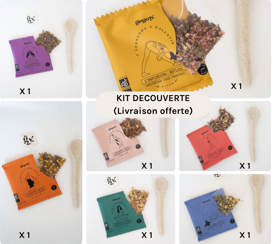 Kit découverte : 7 infusions-rituel bio (liv offerte France)