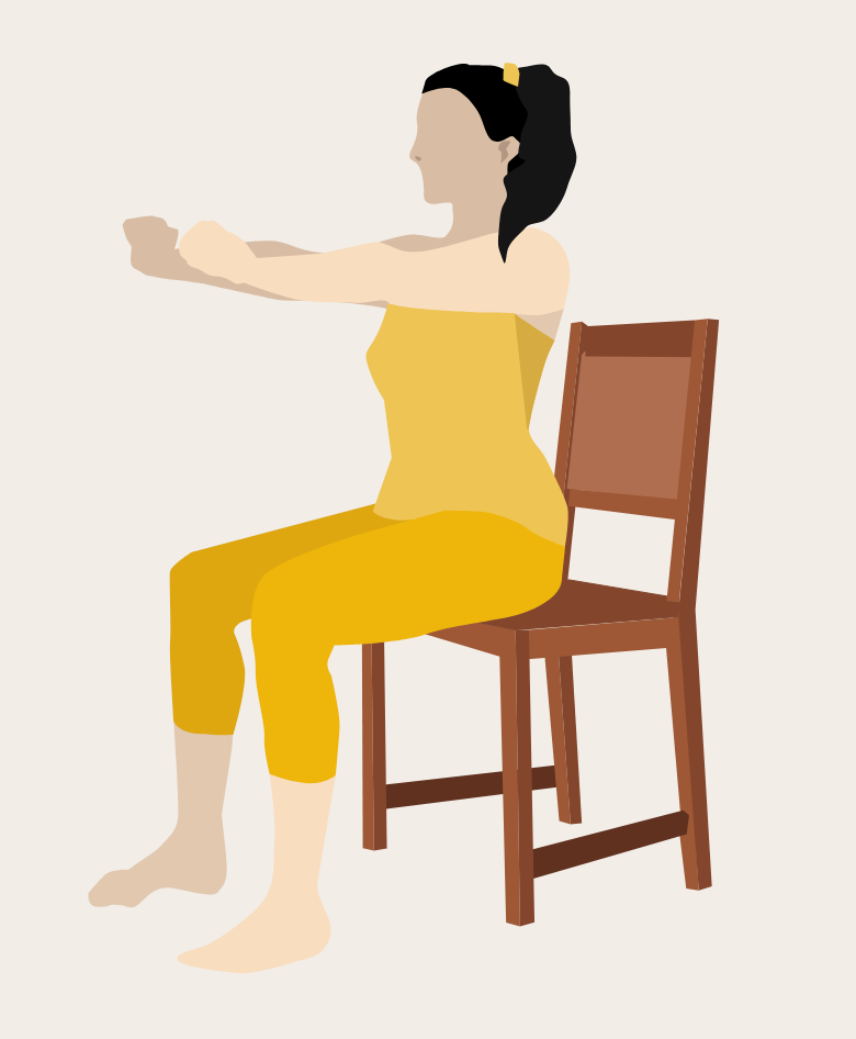 Illustration of the posture